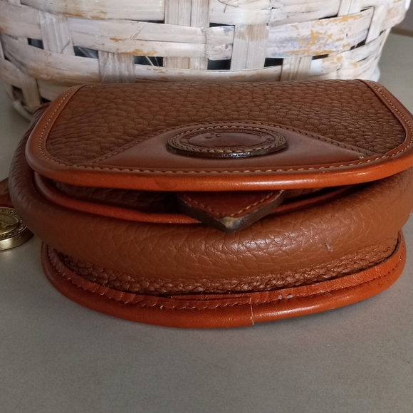 Dooney & Bourke Vintage, Mini Saddle Belt Bag, 1980\'s, RARE.